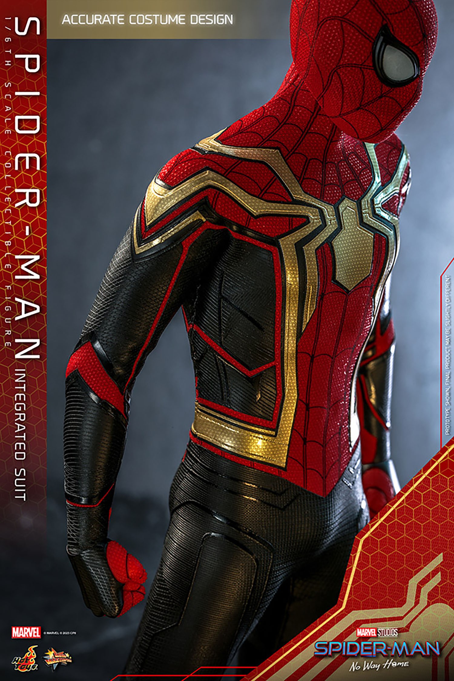 Spider-Man (Integrated Suit) Deluxe Version (Prototype Shown) View 6
