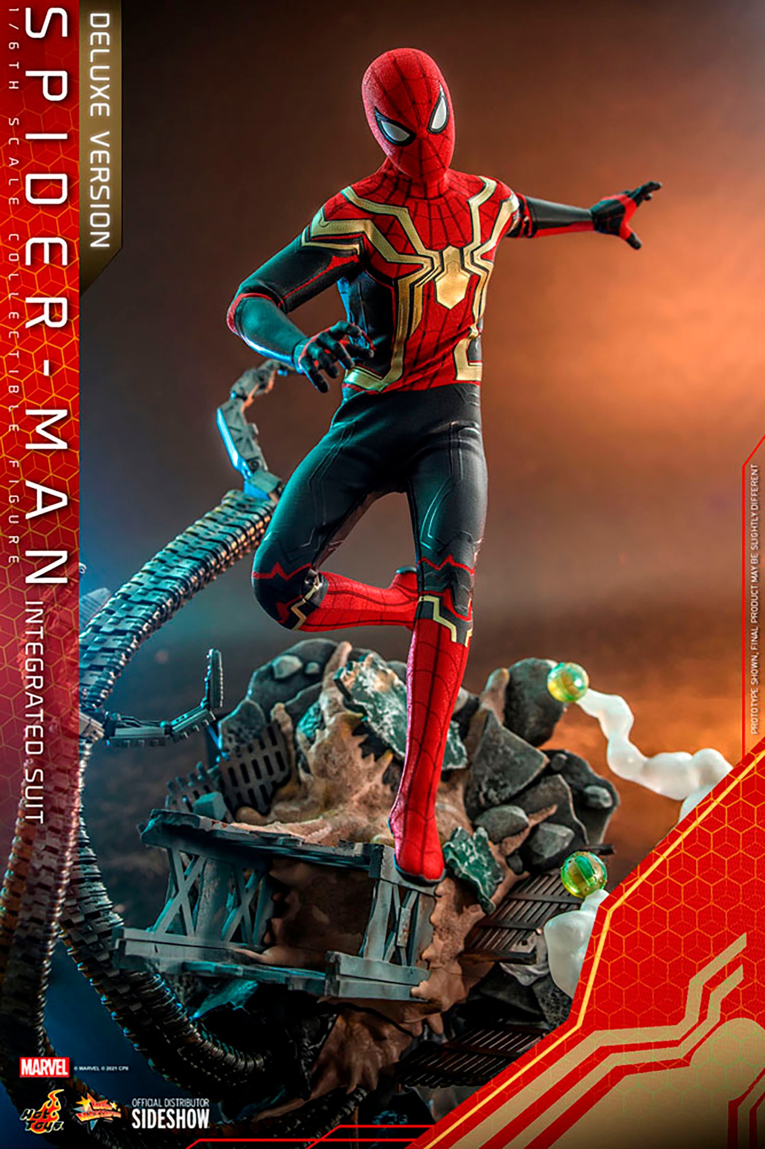 Spider-Man (Integrated Suit) Deluxe Version (Prototype Shown) View 9