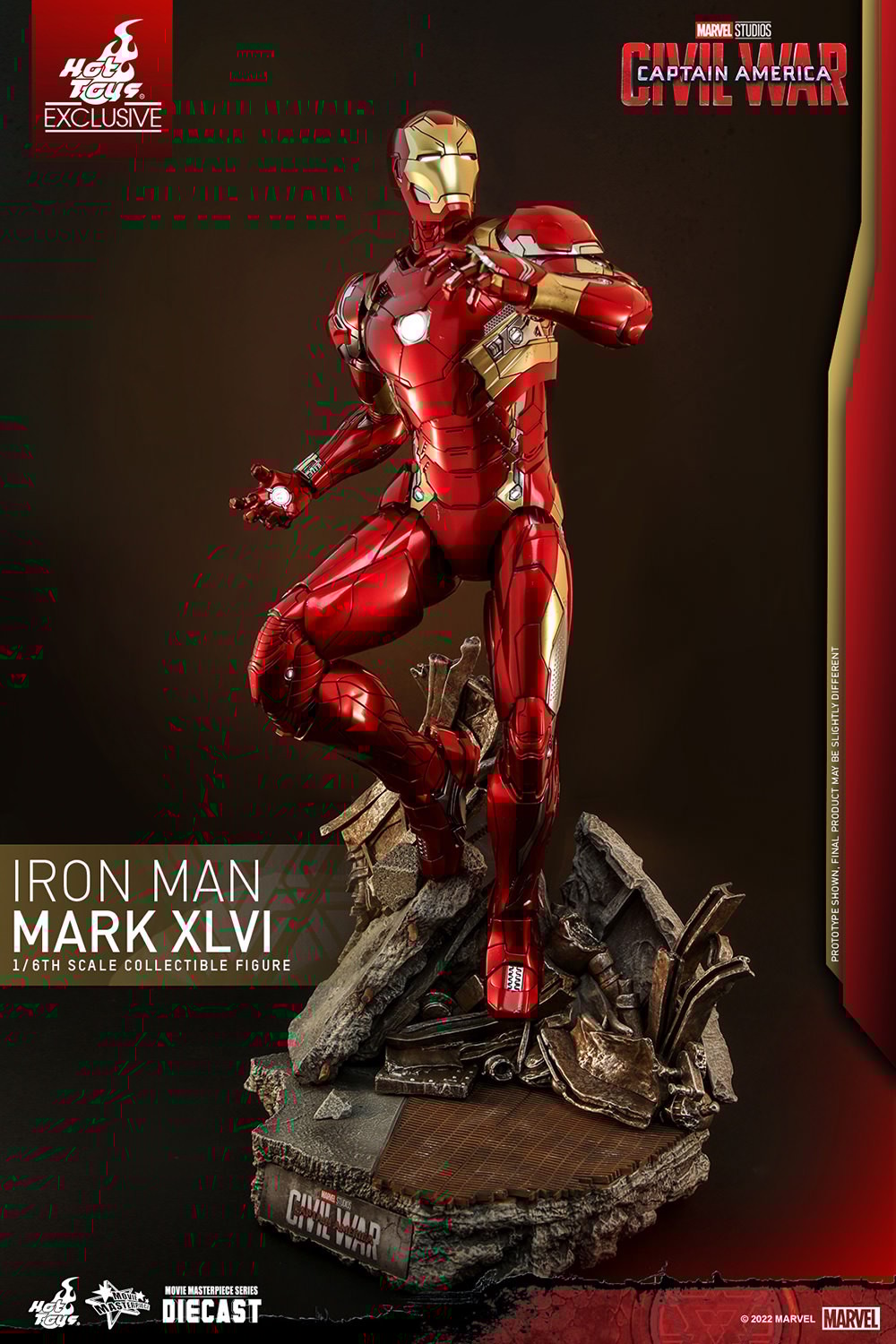 Hot toys iron man mark 46 diecast best sale