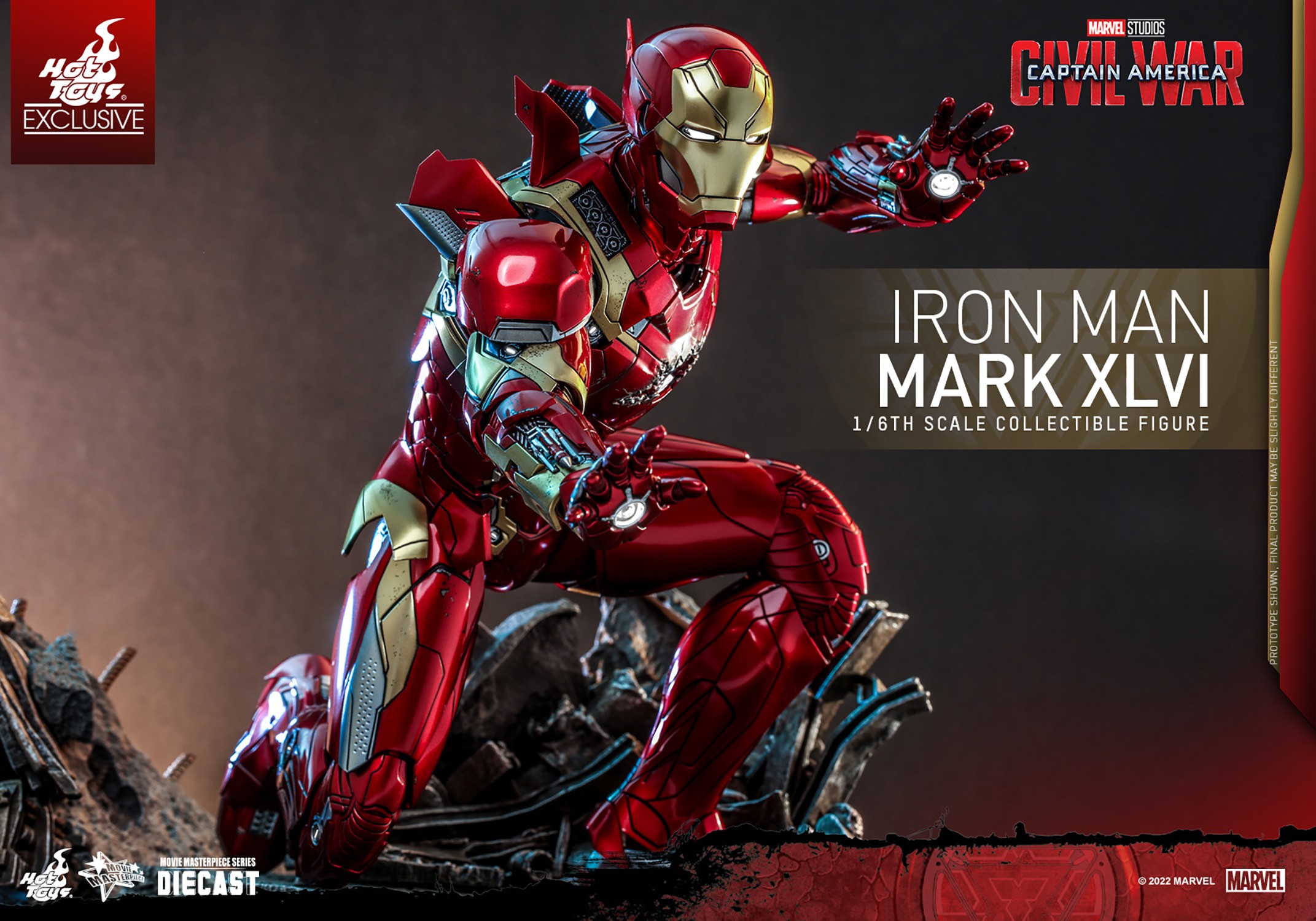 Hot toys iron man mark 46 diecast clearance