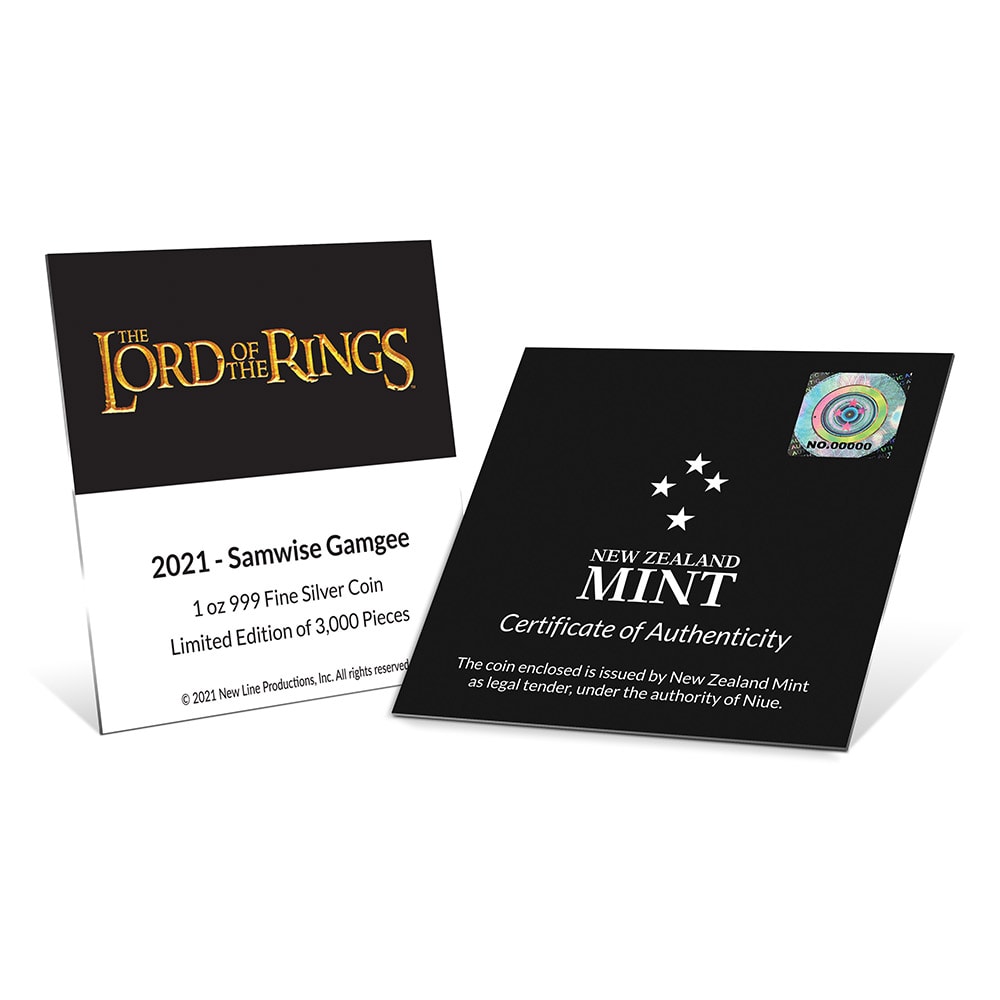 Samwise Gamgee 1oz Silver Coin