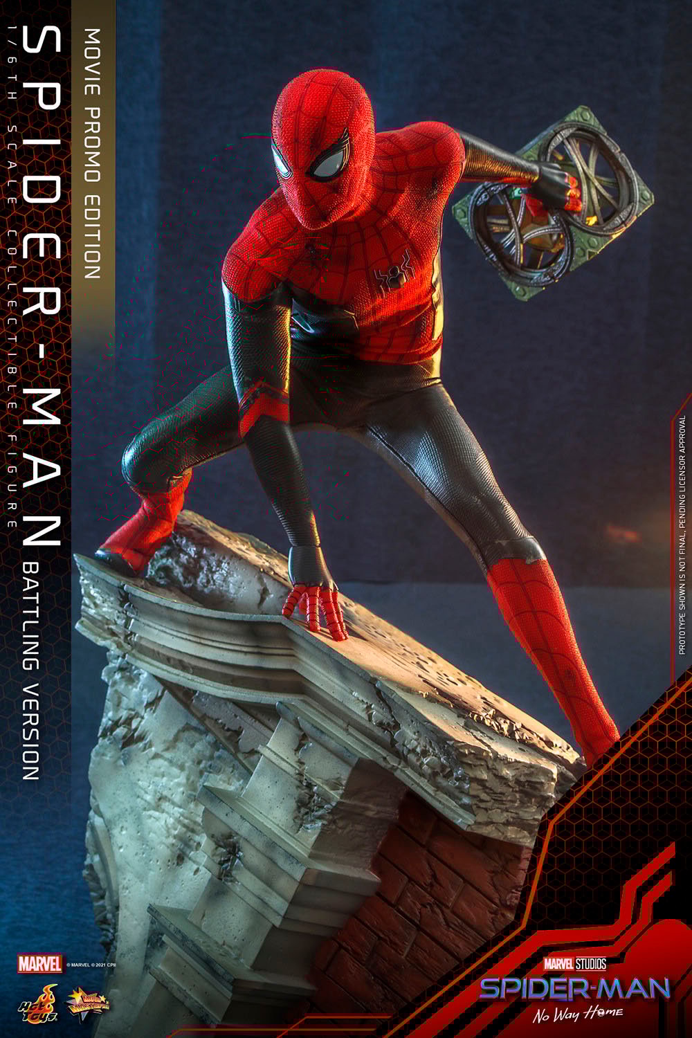Hot toys spider 2025 man movie promo