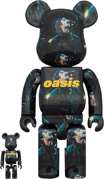 Be@rbrick Oasis Knebworth 1996 (Liam Gallagher) 100% & 400%- Prototype Shown
