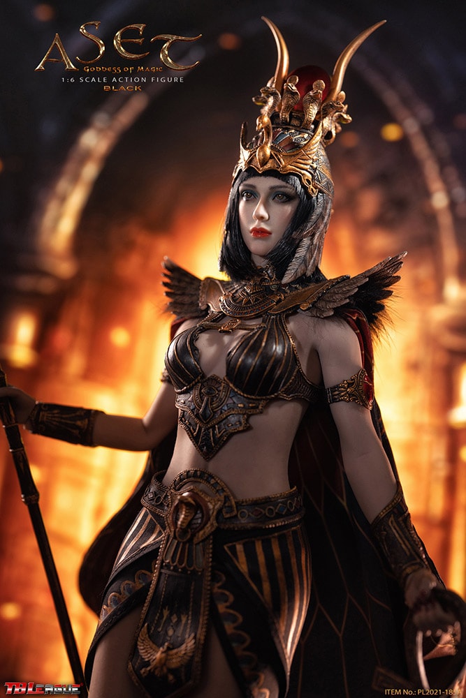Aset Goddess of Magic (Black) Sixth Scale Figure  (Prototype Shown) View 4