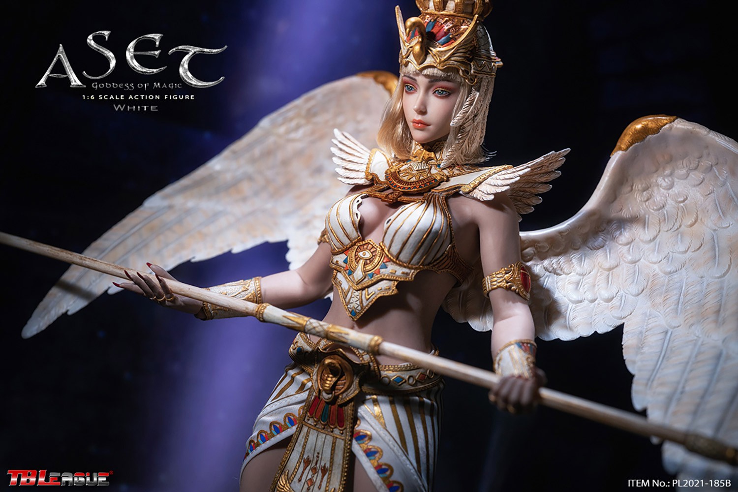 Aset Goddess of Magic (White) Sixth Scale Figure  (Prototype Shown) View 8