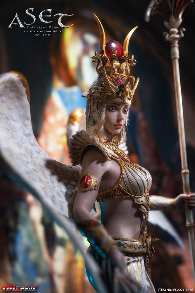 Aset Goddess of Magic (White) Sixth Scale Figure  (Prototype Shown) View 10