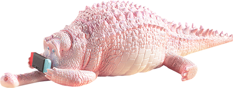 Crawling Crocodile (Peach)
