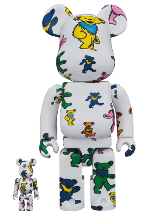 Be@rbrick Grateful Dead (Dancing Bear) 100％ and 400％ Set (Prototype Shown) View 5