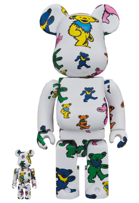 Be@rbrick Grateful Dead (Dancing Bear) 100％ and 400％ Set (Prototype Shown) View 5
