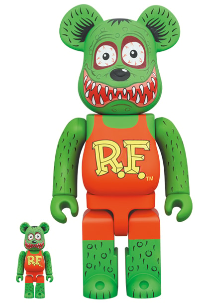 Be@rbrick Rat Fink 100％ and 400％ Set (Prototype Shown) View 1