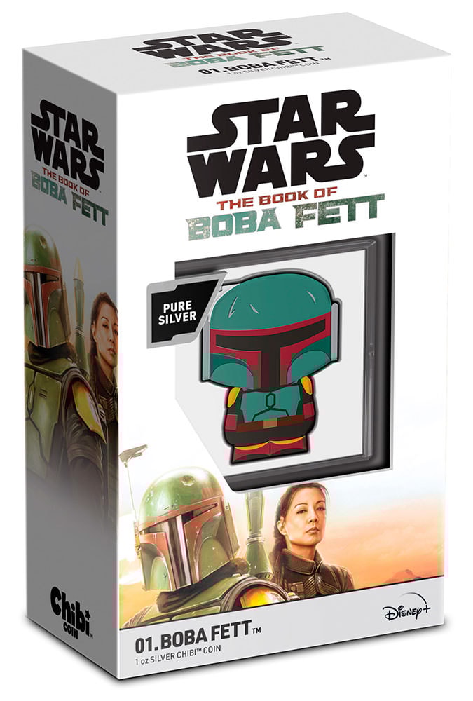 Boba Fett 1oz Silver Coin by New Zealand Mint | Sideshow Collectibles
