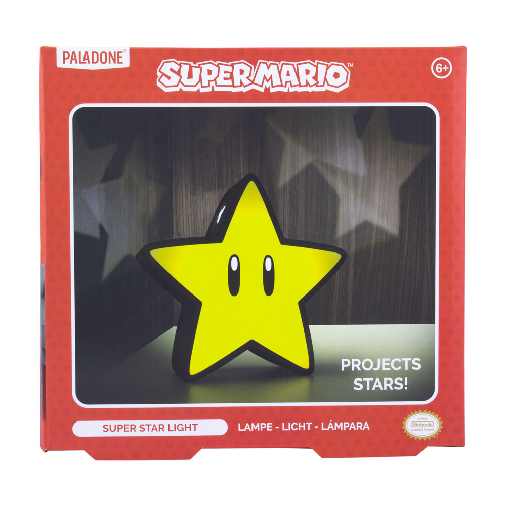 Super Mario Super Star Projection Light