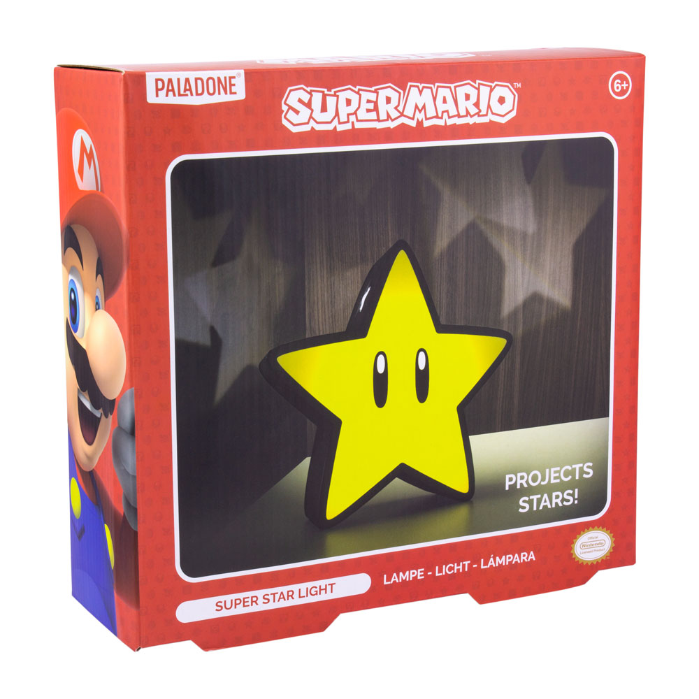 Super Mario Super Star Projection Light