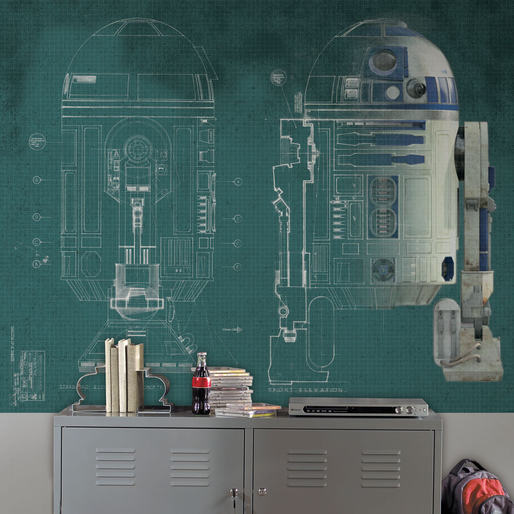 Star Wars R2-D2 Wallpaper Mural