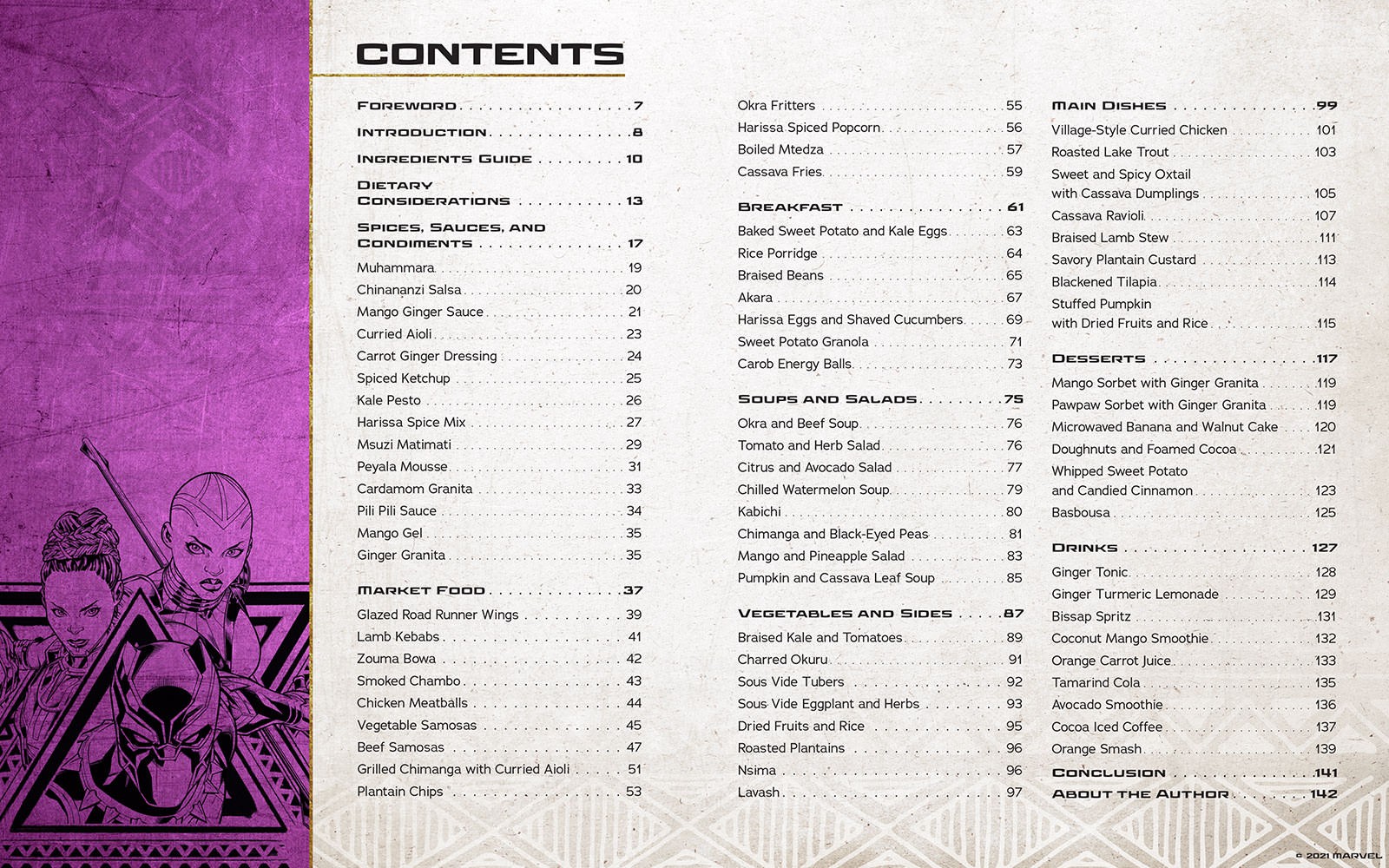 Marvel's Black Panther: The Official Wakanda Cookbook- Prototype Shown