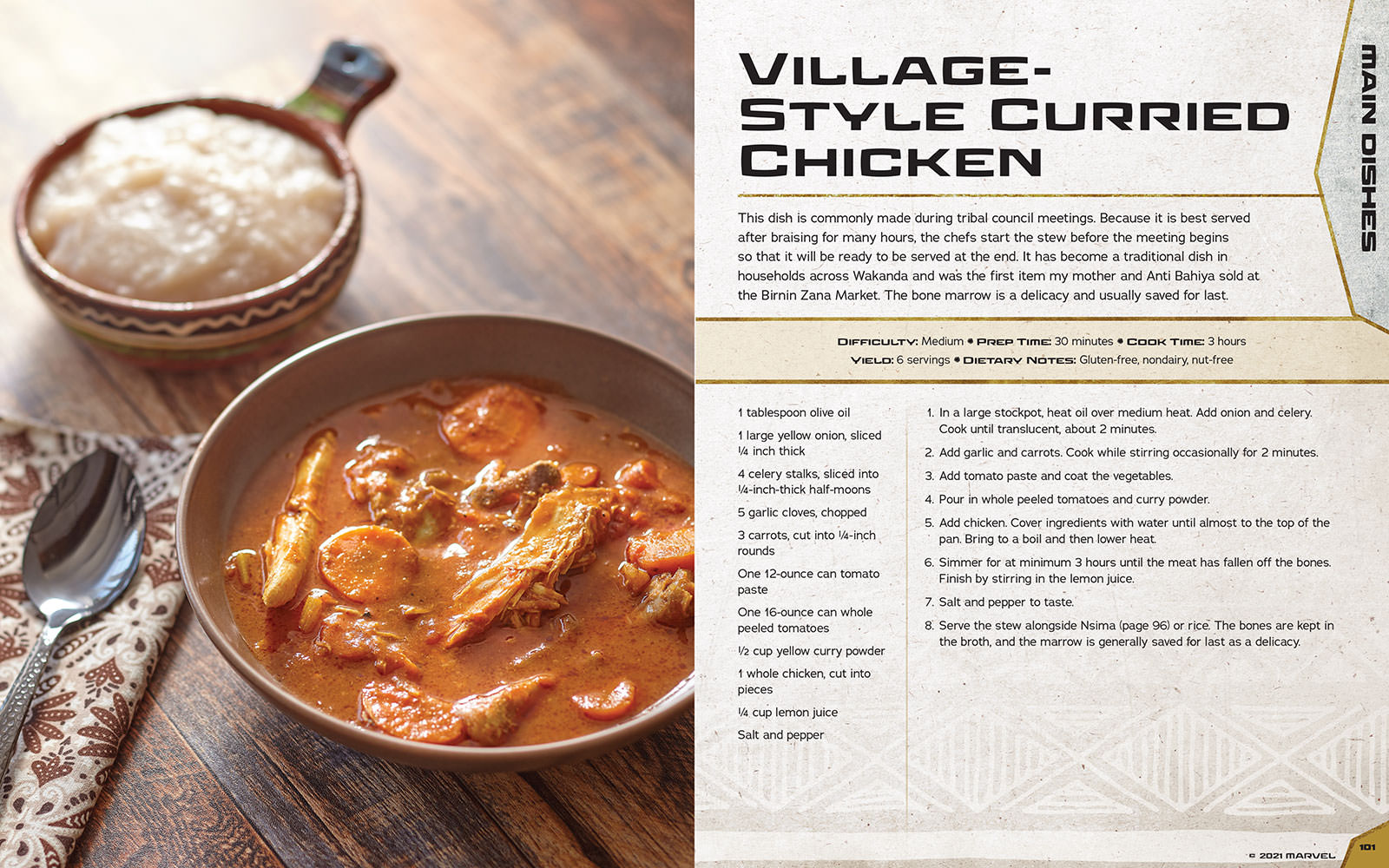 Marvel's Black Panther: The Official Wakanda Cookbook- Prototype Shown