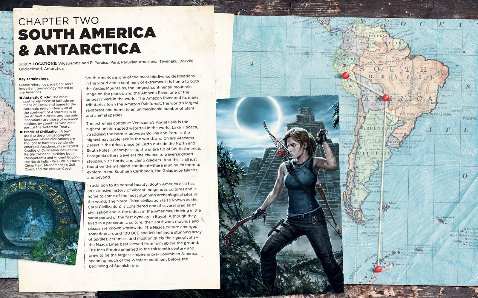 Tomb Raider: The Official Cookbook and Travel Guide- Prototype Shown
