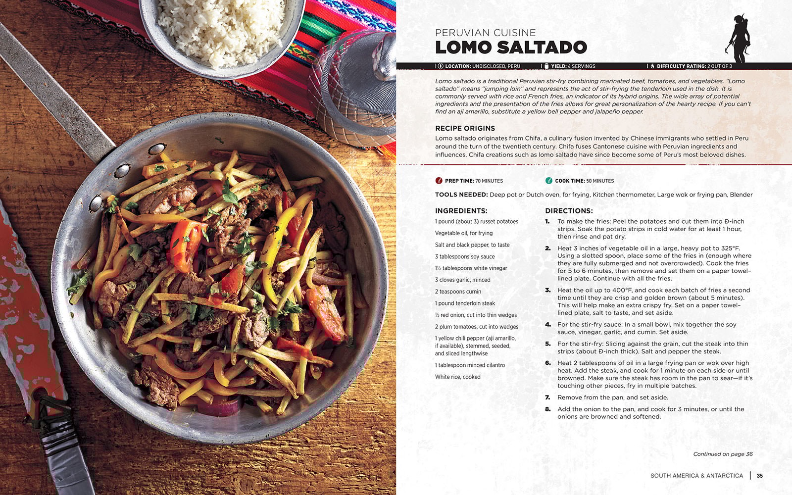 Tomb Raider: The Official Cookbook and Travel Guide- Prototype Shown