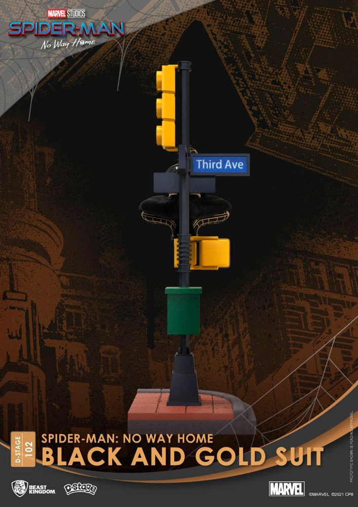 Spider-Man (Black & Gold Suit) D-Stage- Prototype Shown