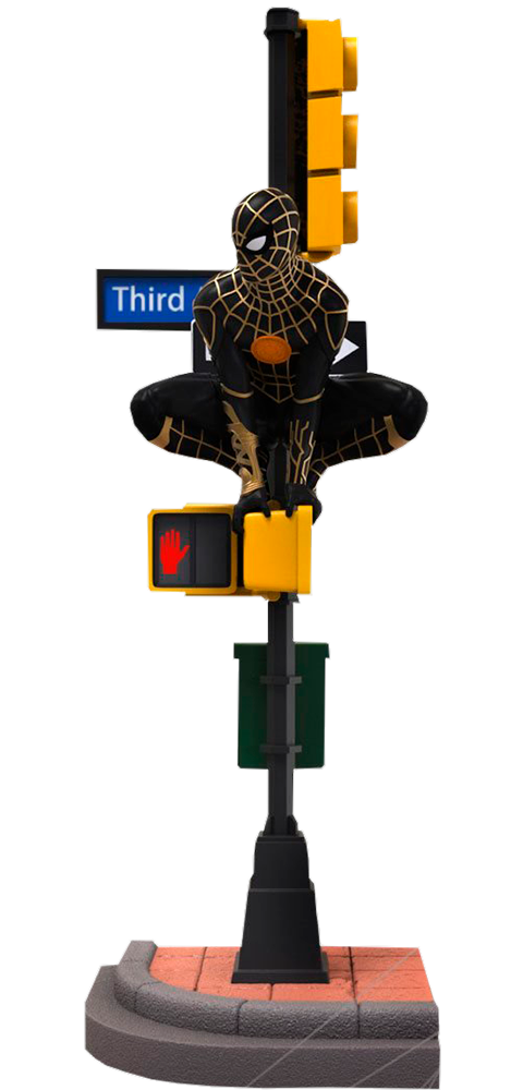 Spider-Man (Black & Gold Suit) D-Stage