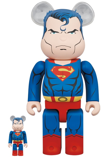 Be@rbrick Superman (Batman HUSH Version) 100％ and 400％ Set (Prototype Shown) View 1