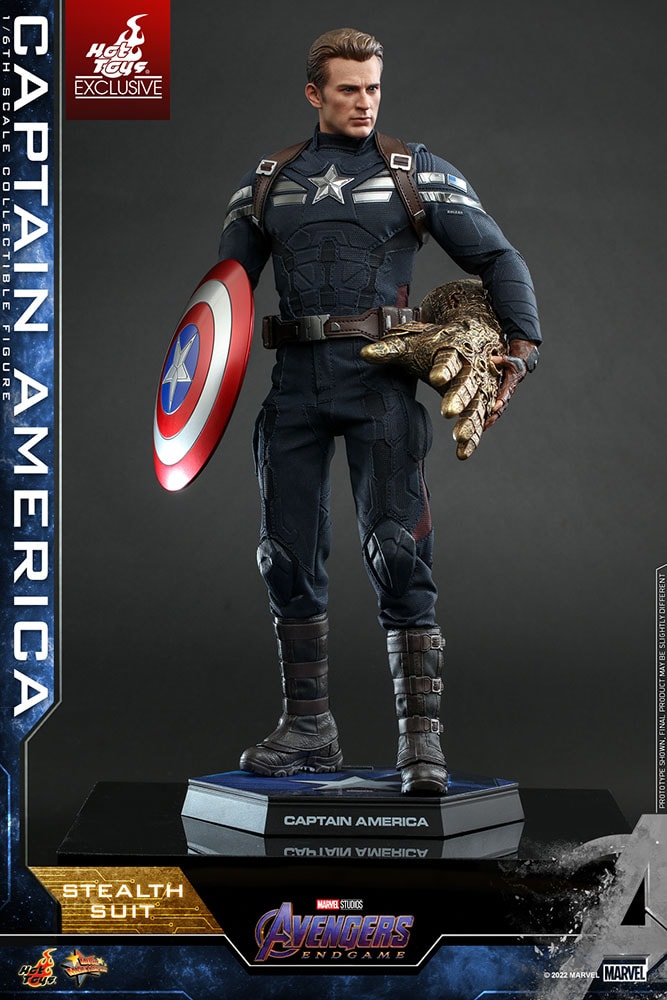 Captain America Stealth Suit Sixth Scale Figure by Hot Toys