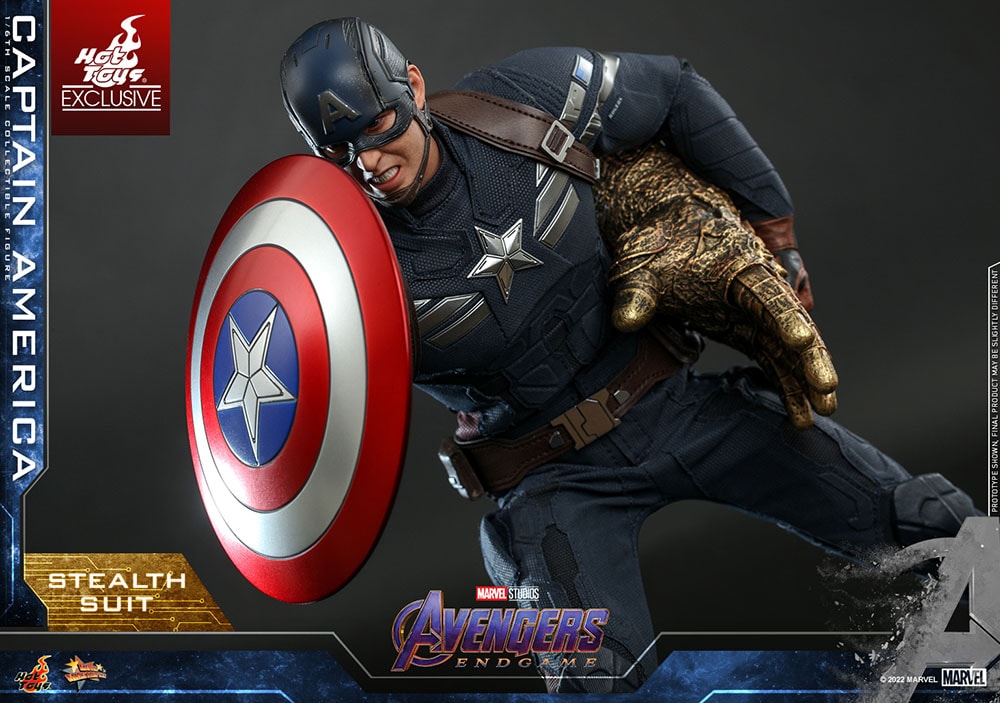 Captain america stealth shop suit action figure