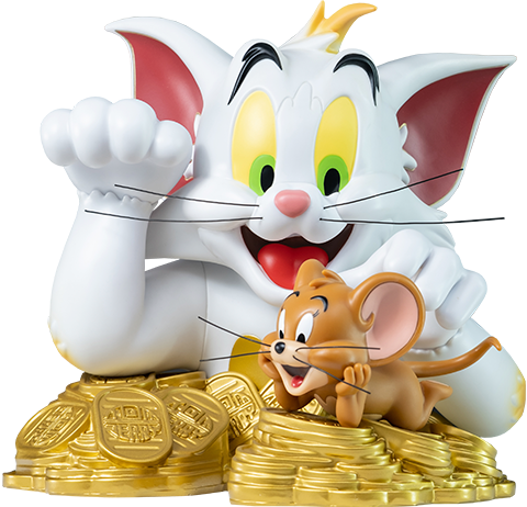 Tom & Jerry Maneki-Neko (Traditional Version)