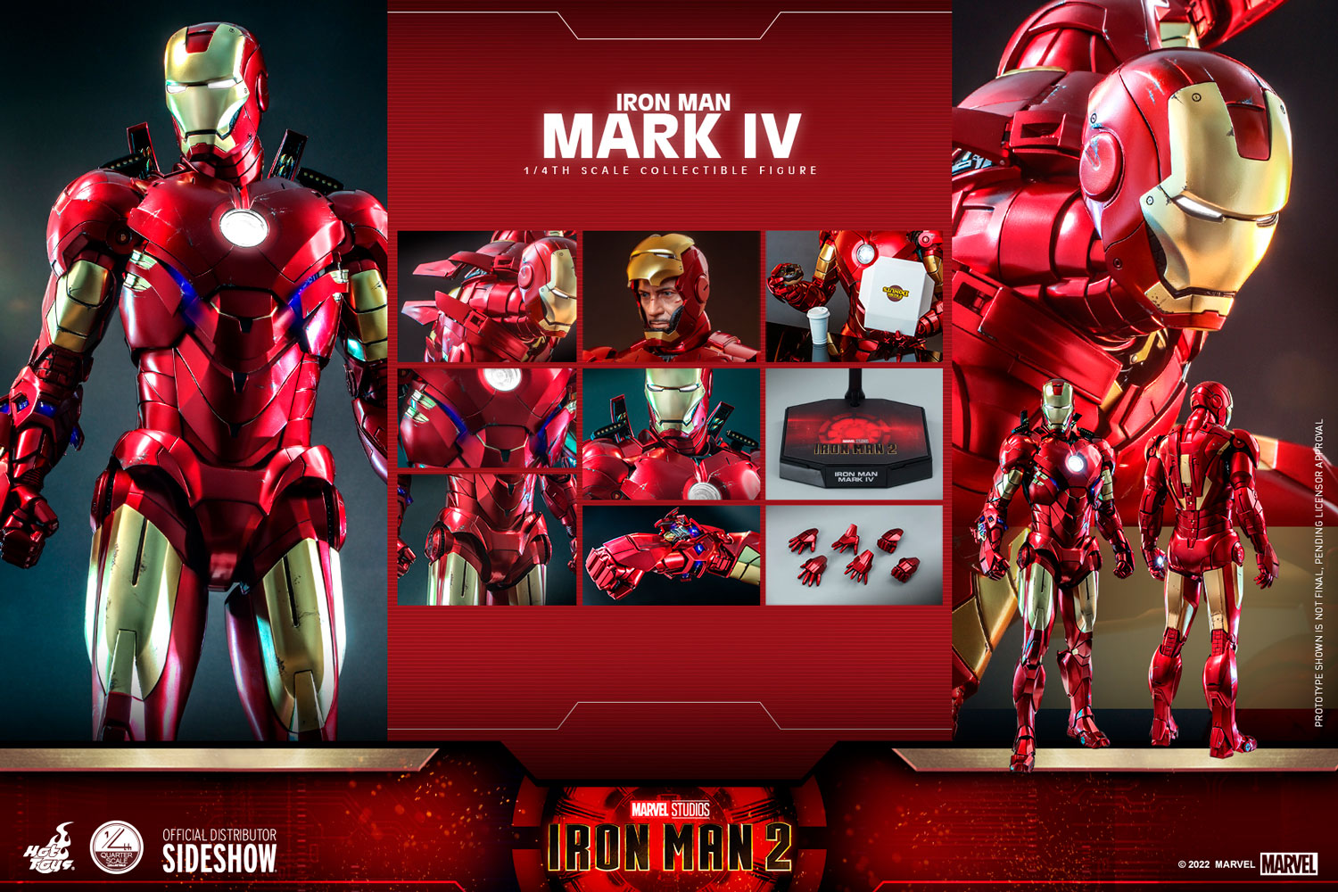 Iron Man Mark IV Quarter Scale Collectible Figure by Hot Toys