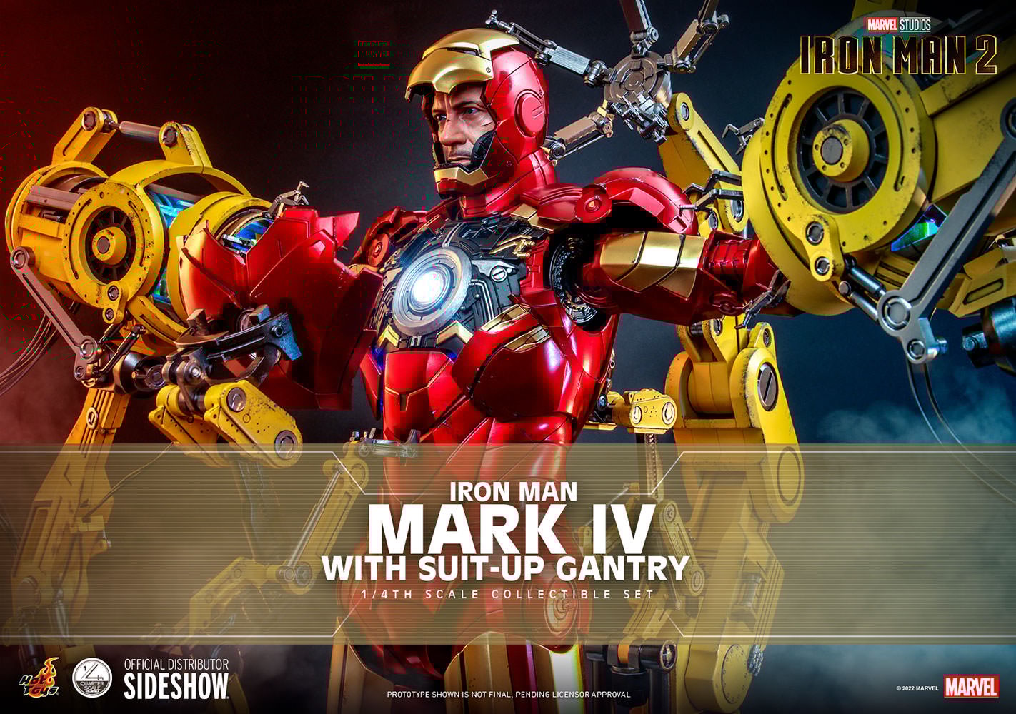 Iron Man Mark IV With Suit-Up Gantry- Prototype Shown