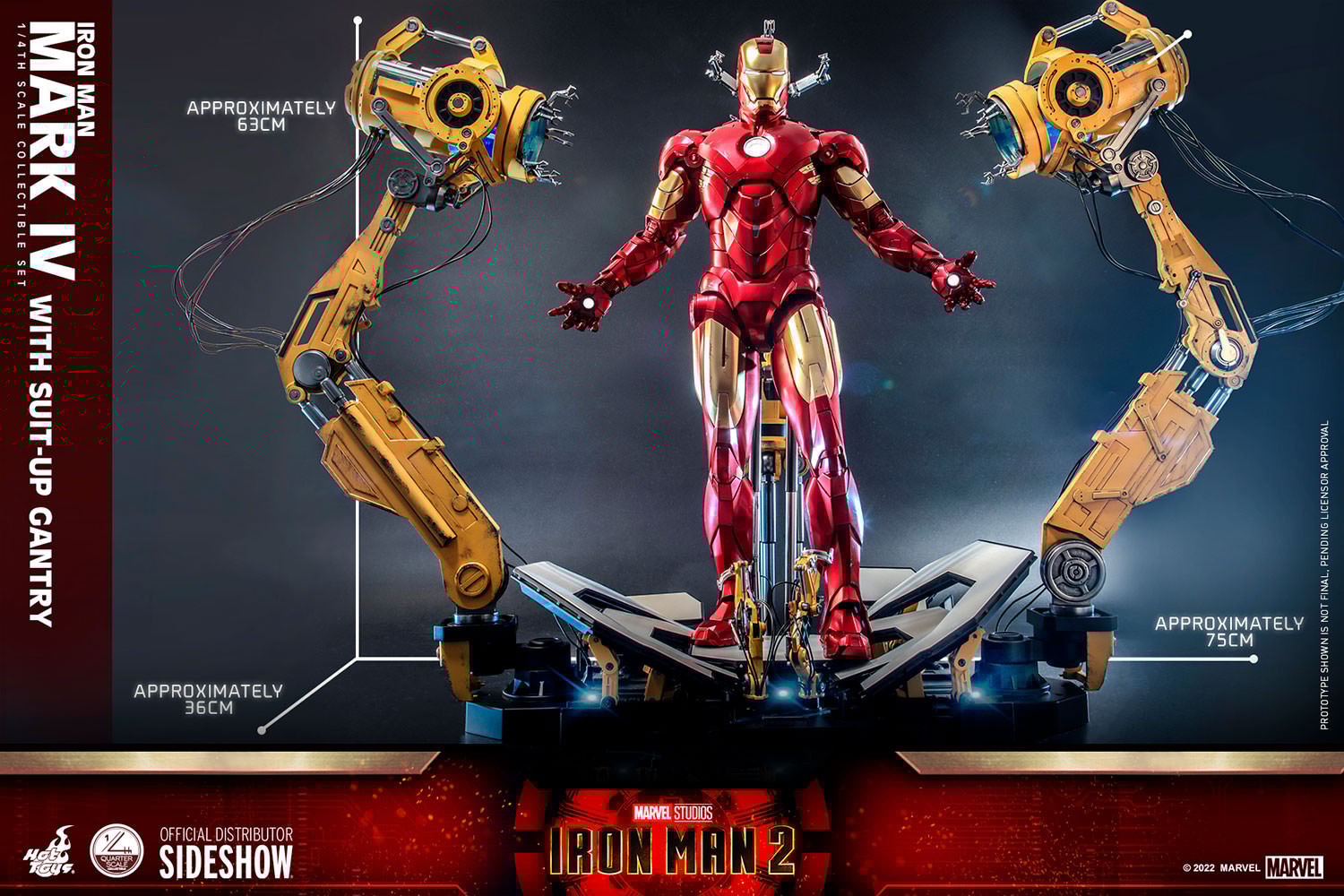 Iron Man Mark IV With Suit-Up Gantry