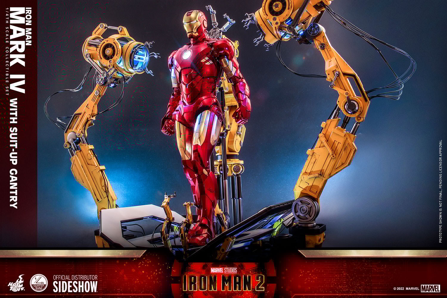 Iron Man Mark IV With Suit-Up Gantry