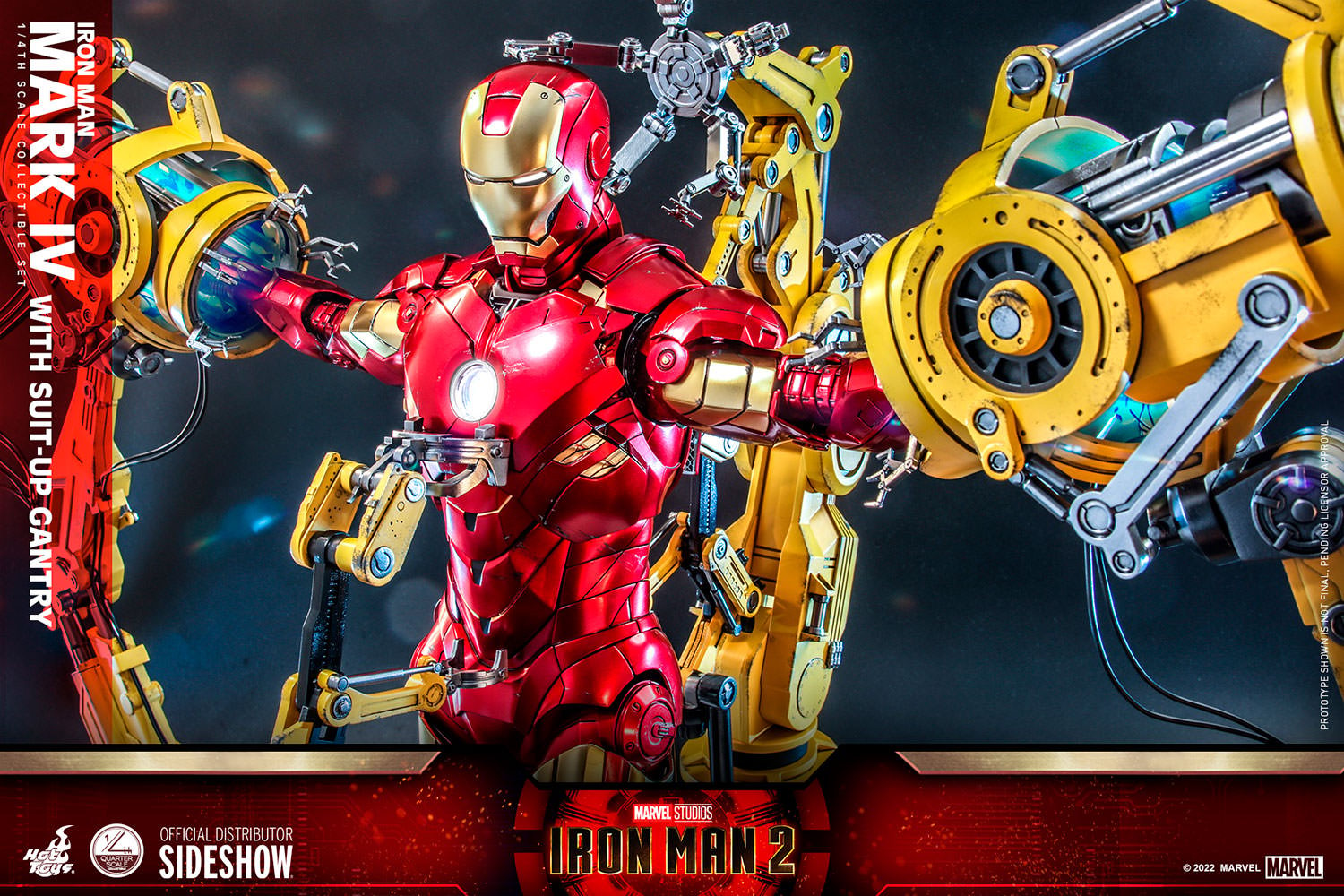 Iron Man Mark IV With Suit-Up Gantry