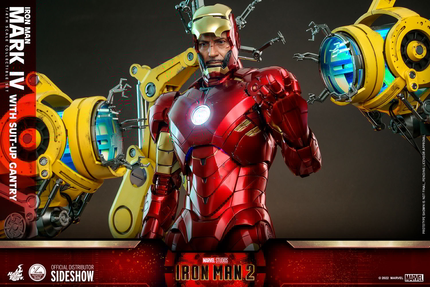 Iron Man Mark IV With Suit-Up Gantry- Prototype Shown