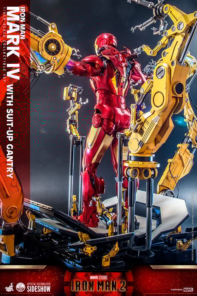 Iron Man Mark IV With Suit-Up Gantry