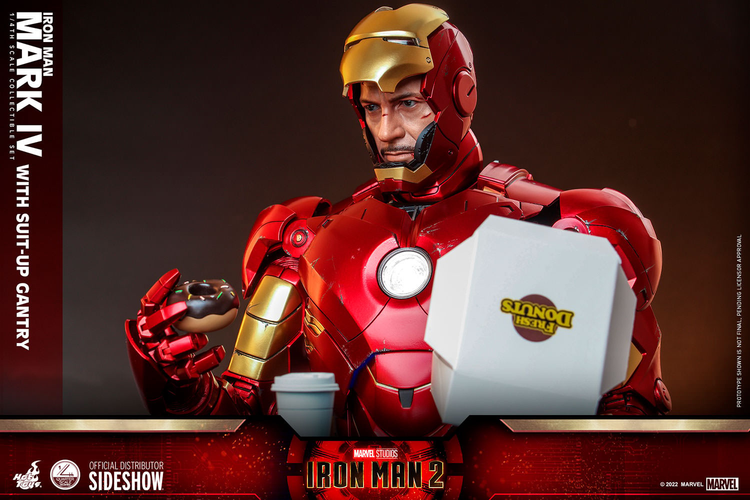 Iron Man Mark IV With Suit-Up Gantry- Prototype Shown