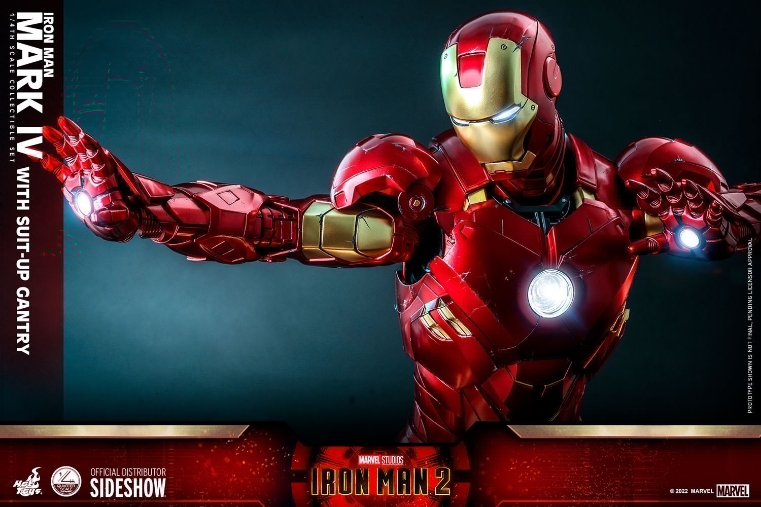Iron Man Mark IV With Suit-Up Gantry- Prototype Shown