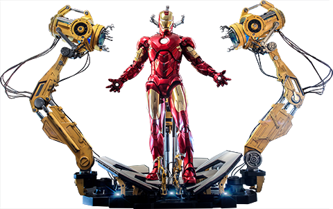 Iron Man Mark IV With Suit-Up Gantry