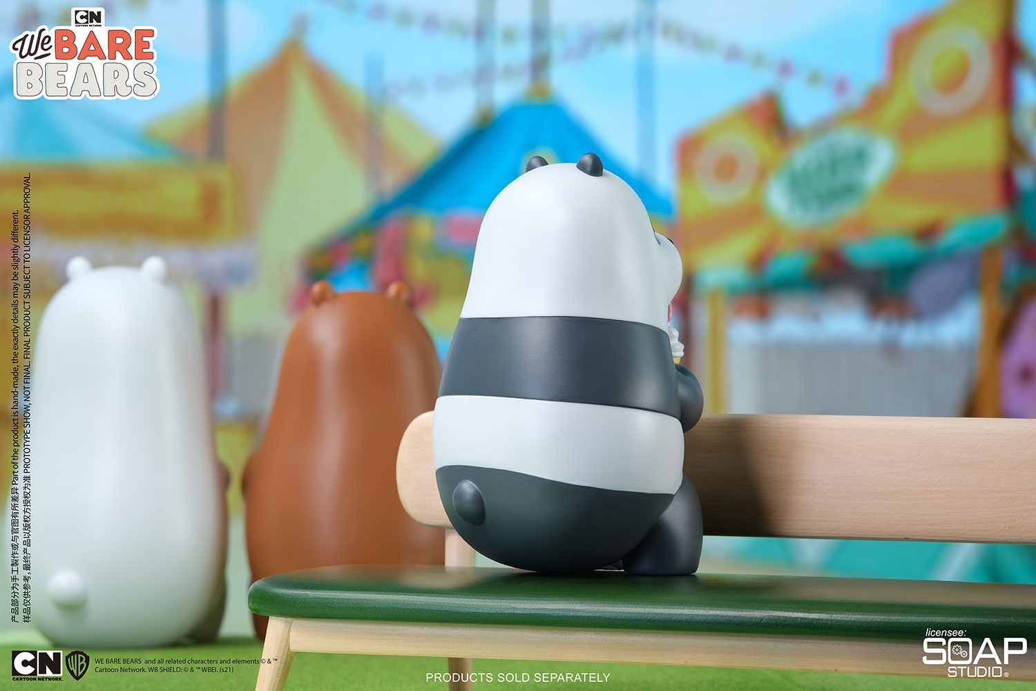 We Bare Bears Ice Cream Lover (Panda Version) Vinyl Collectible Collector Edition (Prototype Shown) View 10