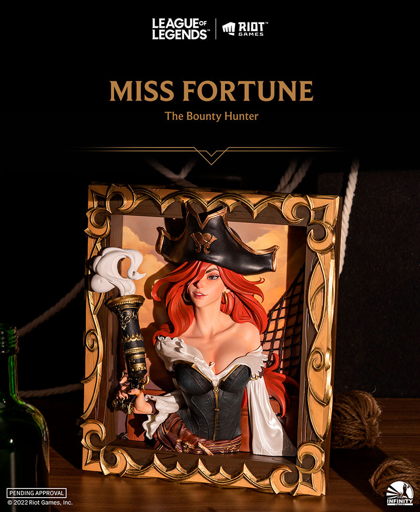 Miss Fortune the Bounty Hunter 3D Photo Frame- Prototype Shown