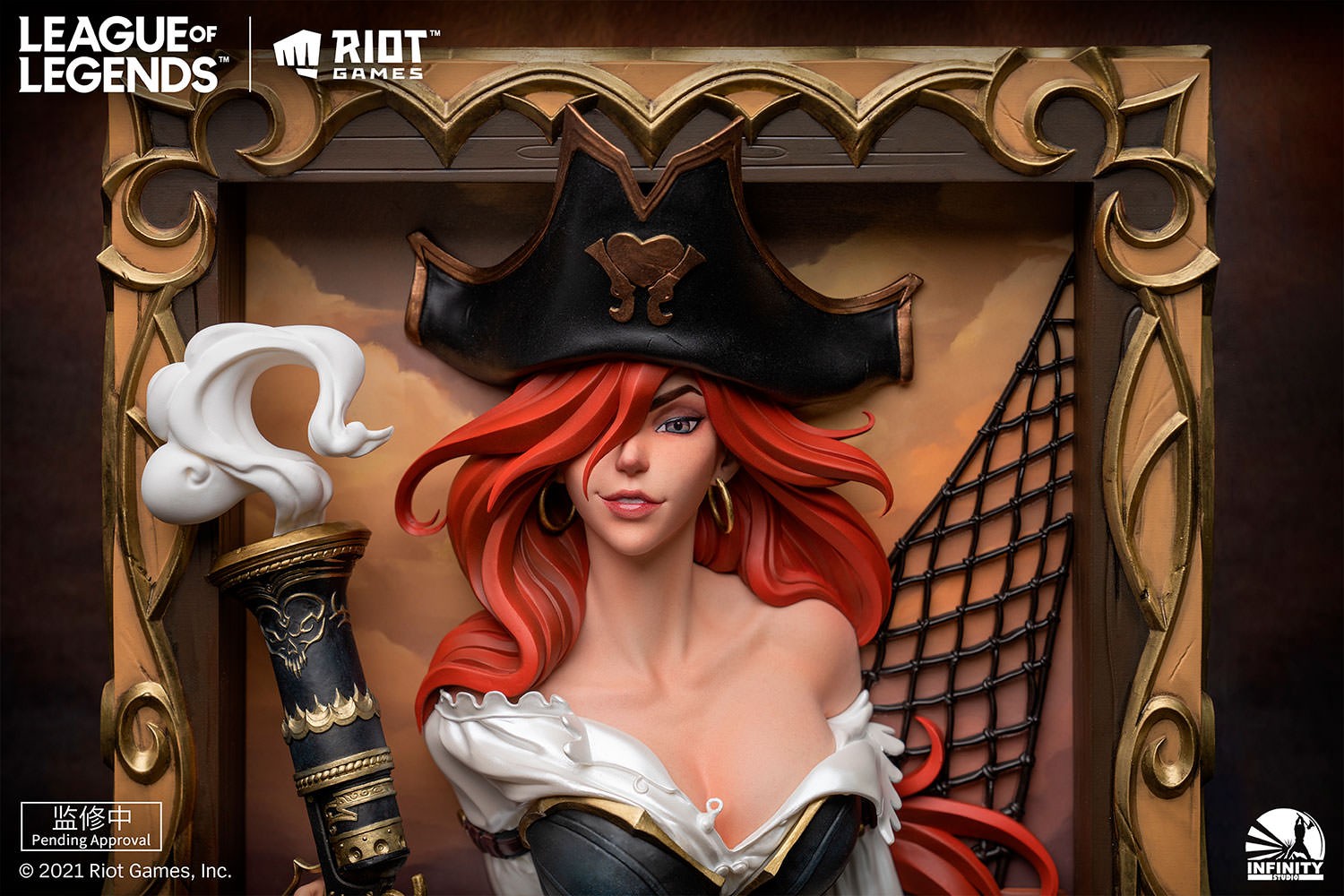Miss Fortune the Bounty Hunter 3D Photo Frame