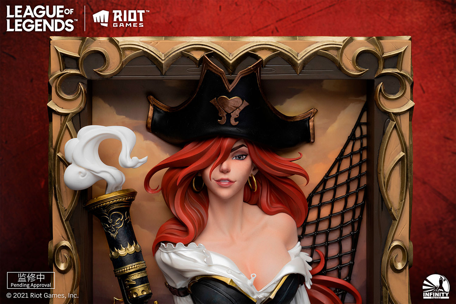 Miss Fortune the Bounty Hunter 3D Photo Frame