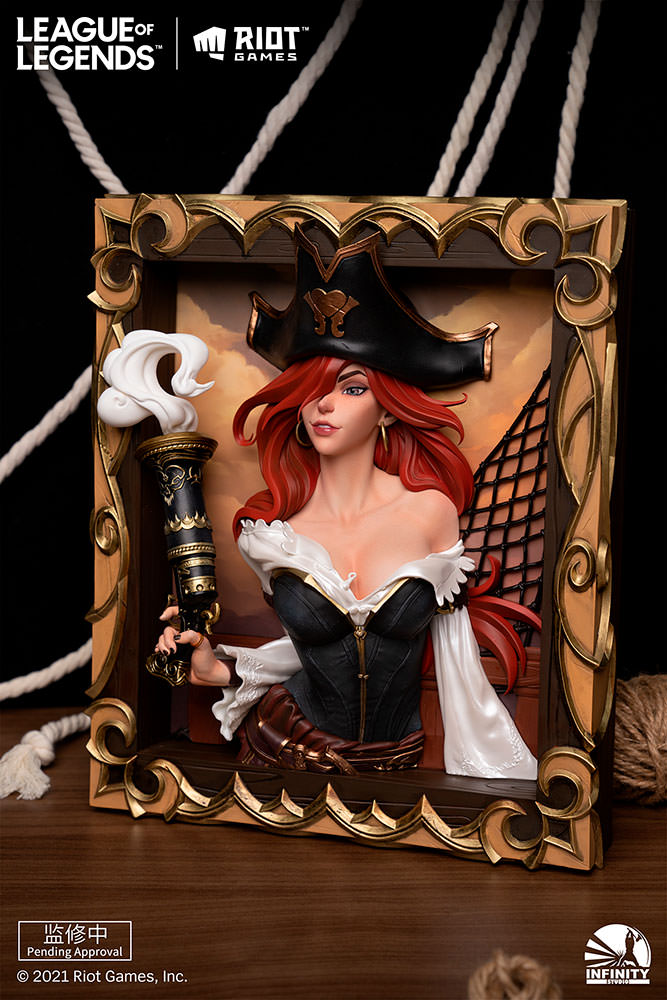 Miss Fortune the Bounty Hunter 3D Photo Frame