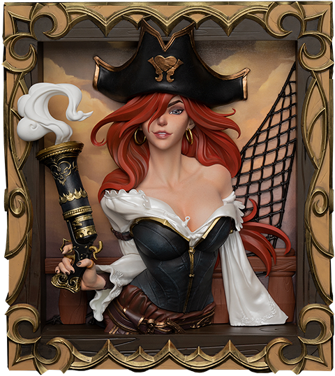 Miss Fortune the Bounty Hunter 3D Photo Frame