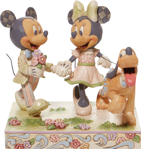 White Woodland Mickey and Minnie- Prototype Shown