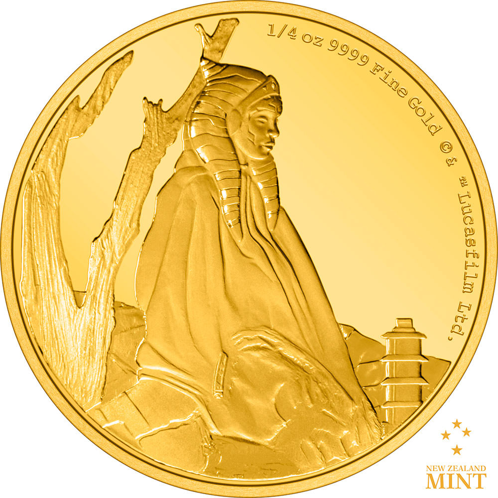 Ahsoka Tano ¼ oz Gold Coin
