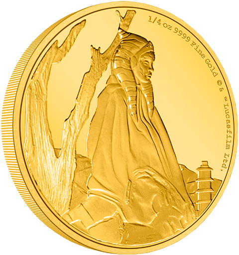 Ahsoka Tano ¼ oz Gold Coin