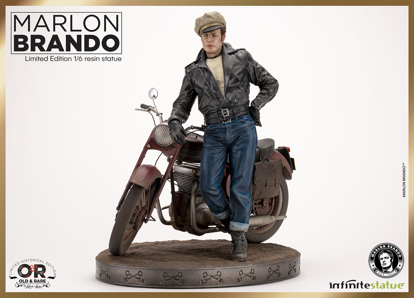 Marlon Brando With Bike
