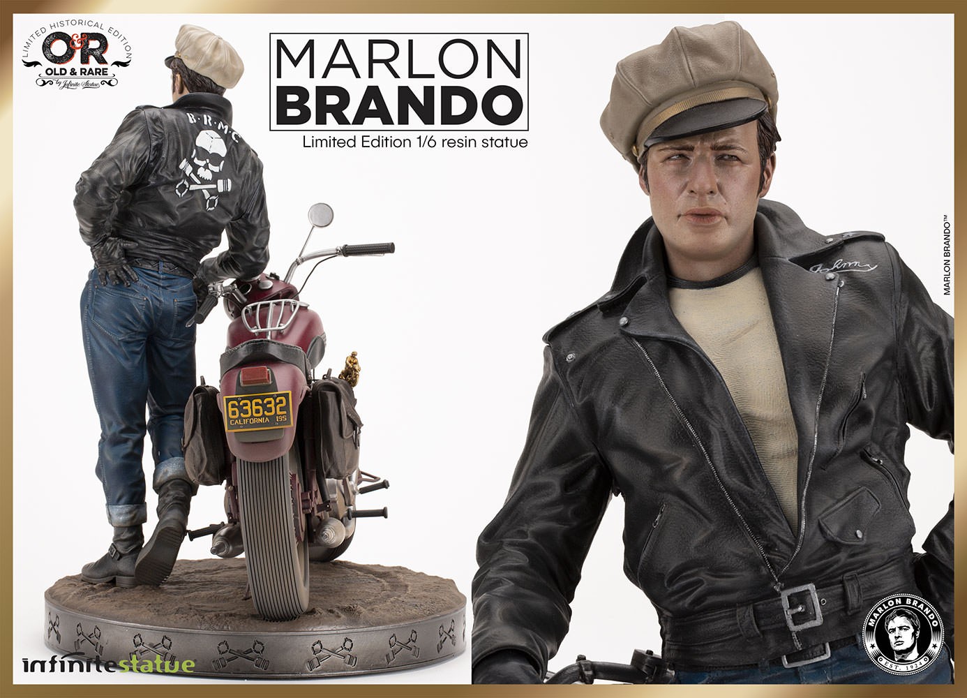 Marlon Brando With Bike