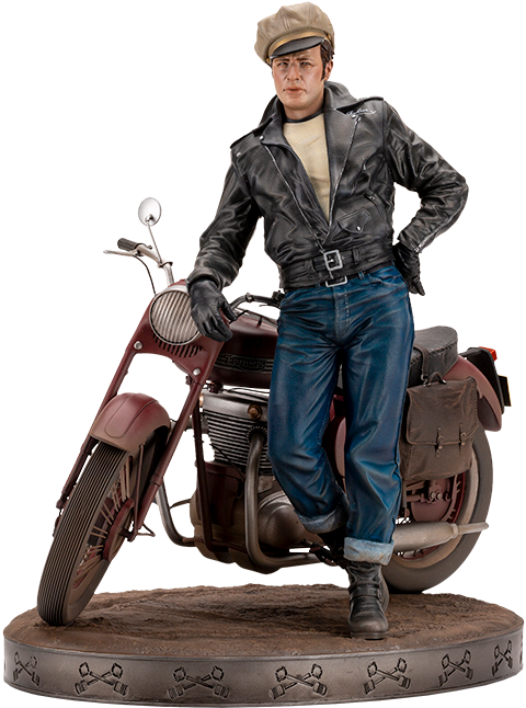 Marlon Brando With Bike